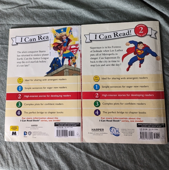 DC Comics Early Reader Kids Book Set 7pc Batman Wonder Woman Superman Justice - Picture 3 of 12